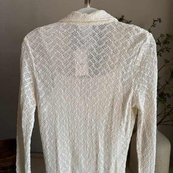 Sadie & Sage Textured Button Front Collared Dress Size M - Picture 2 of 5